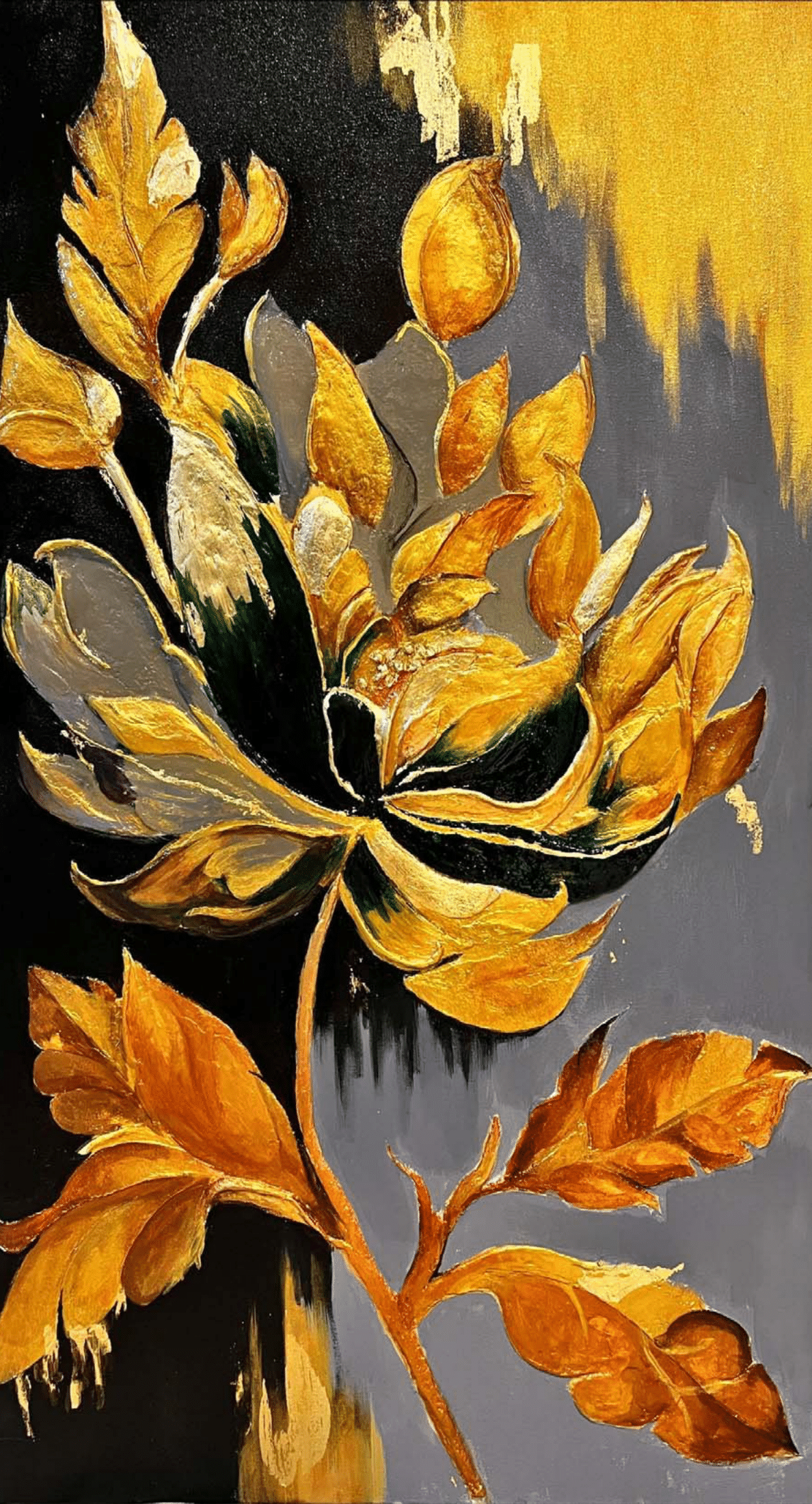 Abstract Flower Artwork